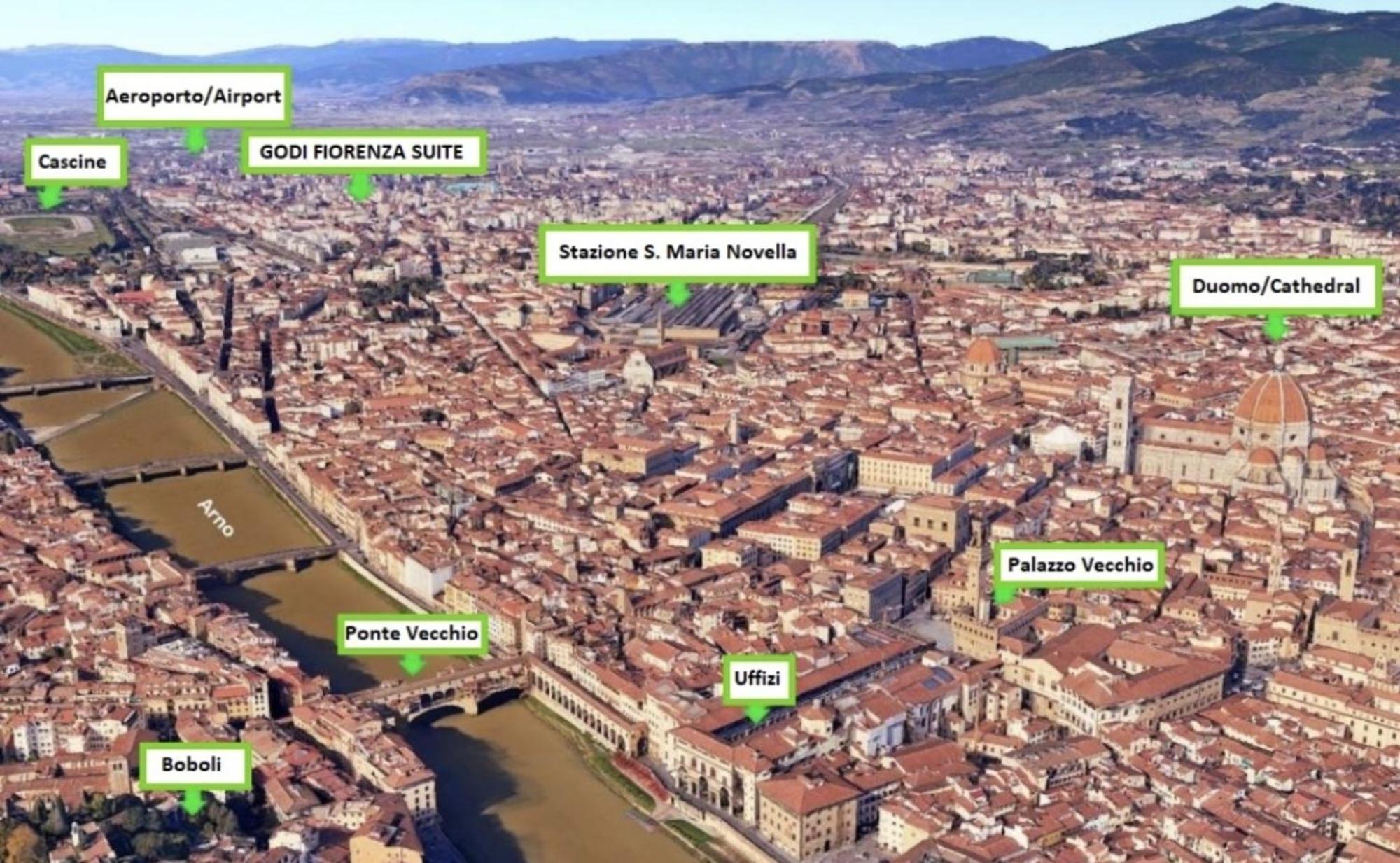Godi Fiorenza Suite - Duomo A 15 Minuti E Aeroporto A 4 Minuti Con Tramvia T2 Florenz Exterior foto